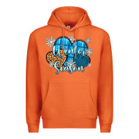 Carrot snow hearts winter season Premium Hoodie - Zillion Design Studio