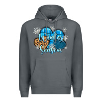 Rock snow hearts winter season Premium Hoodie - Zillion Design Studio
