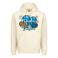 Sandshell snow hearts winter season Premium Hoodie - Zillion Design Studio