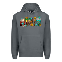 Rock western rodeo coffee cup Premium Hoodie - texasbilliewilder
