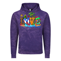 Cloud Purple love puerto rico Vintage Hoodie - AdoDesignShop