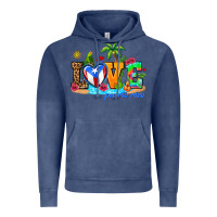 Vintage Denim love puerto rico Vintage Hoodie - AdoDesignShop