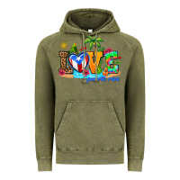 Vintage Olive love puerto rico Vintage Hoodie - AdoDesignShop