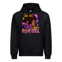Black She got mad hustle and a dope soul Urban Hoodie - RanaPortraitStore