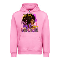 Fuchsia Pink She got mad hustle and a dope soul Urban Hoodie - RanaPortraitStore