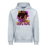 Heather Grey She got mad hustle and a dope soul Urban Hoodie - RanaPortraitStore