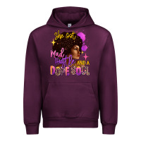 Mauve Wine She got mad hustle and a dope soul Urban Hoodie - RanaPortraitStore