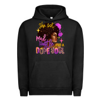 Pigment Black She got mad hustle and a dope soul Urban Hoodie - RanaPortraitStore