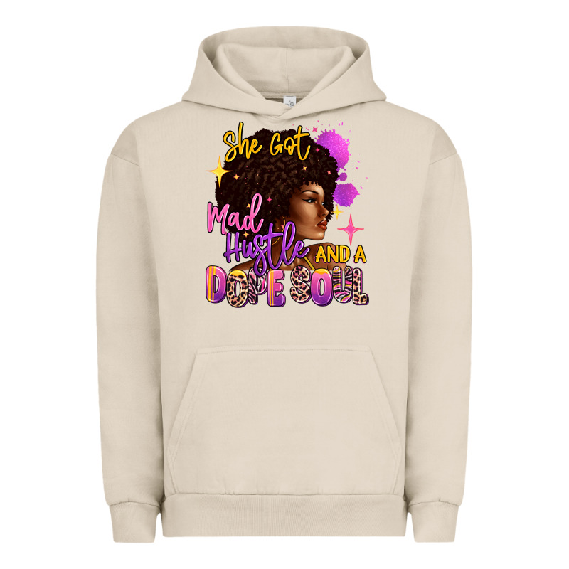 She Got Mad Hustle And A Dope Soul Urban Hoodie by RanaPortraitStore | Teevron