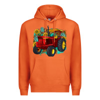 Carrot western tractor Premium Hoodie - texasbilliewilder