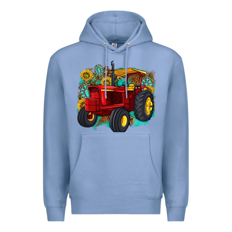 Western Tractor Premium Hoodie by texasbilliewilder | Teevron