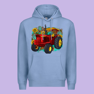 Premium Hoodie western tractor