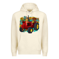 Sandshell western tractor Premium Hoodie - texasbilliewilder