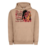Pigment Burro She has fire in her soul afro woman Urban Hoodie - RanaPortraitStore