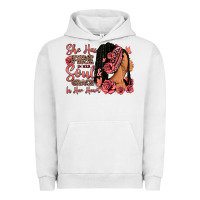 Pigment Lunar Rock She has fire in her soul afro woman Urban Hoodie - RanaPortraitStore