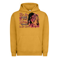 Pigment Peanut Butter She has fire in her soul afro woman Urban Hoodie - RanaPortraitStore