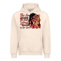 Sandshell She has fire in her soul afro woman Urban Hoodie - RanaPortraitStore