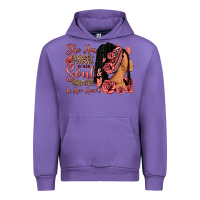 Tulip She has fire in her soul afro woman Urban Hoodie - RanaPortraitStore