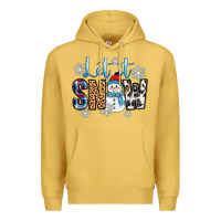 Antique Gold let it snow Premium Hoodie - Zillion Design Studio