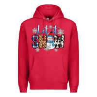 Cardinal let it snow Premium Hoodie - Zillion Design Studio