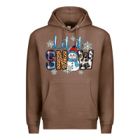 Chestnut let it snow Premium Hoodie - Zillion Design Studio