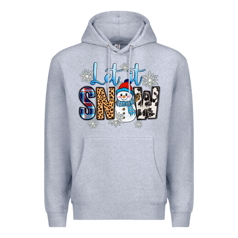 Let It Snow Premium Hoodie by Zillion Design Studio | Teevron