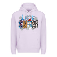 Lilac let it snow Premium Hoodie - Zillion Design Studio