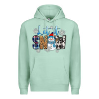 Seafoam let it snow Premium Hoodie - Zillion Design Studio