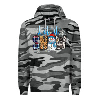 Slate Camo let it snow Premium Hoodie - Zillion Design Studio