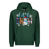 Sports Green let it snow Premium Hoodie - Zillion Design Studio