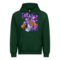 Forest Green Purple galaxy sneaker girl Urban Hoodie - RanaPortraitStore