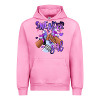 Fuchsia Pink Purple galaxy sneaker girl Urban Hoodie - RanaPortraitStore