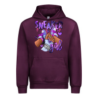 Mauve Wine Purple galaxy sneaker girl Urban Hoodie - RanaPortraitStore