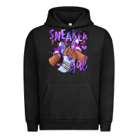 Pigment Black Purple galaxy sneaker girl Urban Hoodie - RanaPortraitStore