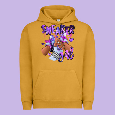 Urban Hoodie Purple galaxy sneaker girl