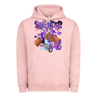 Pigment Salmon Purple galaxy sneaker girl Urban Hoodie - RanaPortraitStore