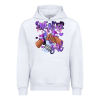 White Purple galaxy sneaker girl Urban Hoodie - RanaPortraitStore