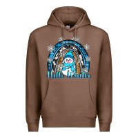 Chestnut hello winter rainbow Premium Hoodie - Zillion Design Studio