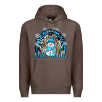 Coffee hello winter rainbow Premium Hoodie - Zillion Design Studio