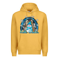 Mustard hello winter rainbow Premium Hoodie - Zillion Design Studio