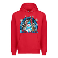 Red hello winter rainbow Premium Hoodie - Zillion Design Studio