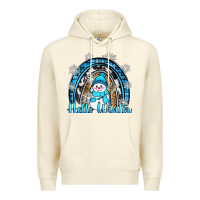 Sandshell hello winter rainbow Premium Hoodie - Zillion Design Studio