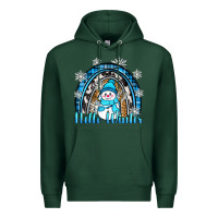 Sports Green hello winter rainbow Premium Hoodie - Zillion Design Studio