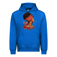 Cobalt She who kneels before god can stand before anyone Urban Hoodie - RanaPortraitStore