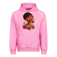 Fuchsia Pink She who kneels before god can stand before anyone Urban Hoodie - RanaPortraitStore