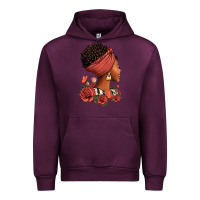 Mauve Wine She who kneels before god can stand before anyone Urban Hoodie - RanaPortraitStore