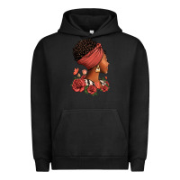 Pigment Black She who kneels before god can stand before anyone Urban Hoodie - RanaPortraitStore