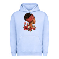 Pigment Grape Ice She who kneels before god can stand before anyone Urban Hoodie - RanaPortraitStore
