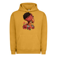Pigment Peanut Butter She who kneels before god can stand before anyone Urban Hoodie - RanaPortraitStore