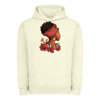 Pigment Pistachio She who kneels before god can stand before anyone Urban Hoodie - RanaPortraitStore